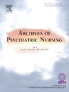 ARCHIVES OF PSYCHIATRIC NURSING雜志封面